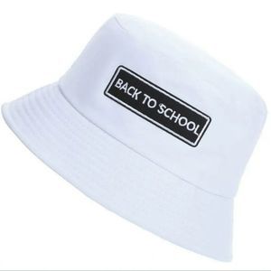 Back to School Letter Embroidered Bucket Hat